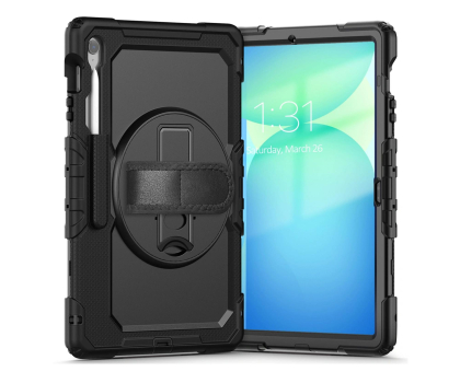 Etui na tablet Tech-Protect Solid360 do Galaxy Tab S10 FE+ / Galaxy Tab S9 FE+ czarny
